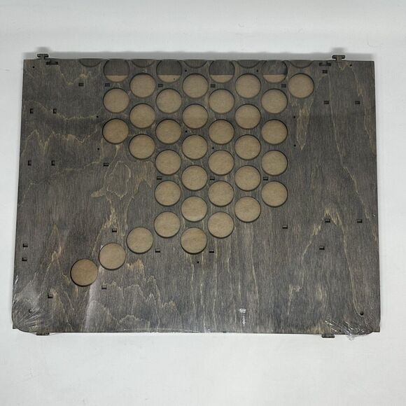 Plydolex Wooden United States Beer 98 Cap Holder Map Grey 19 x 26 inches - Picture 2 of 5